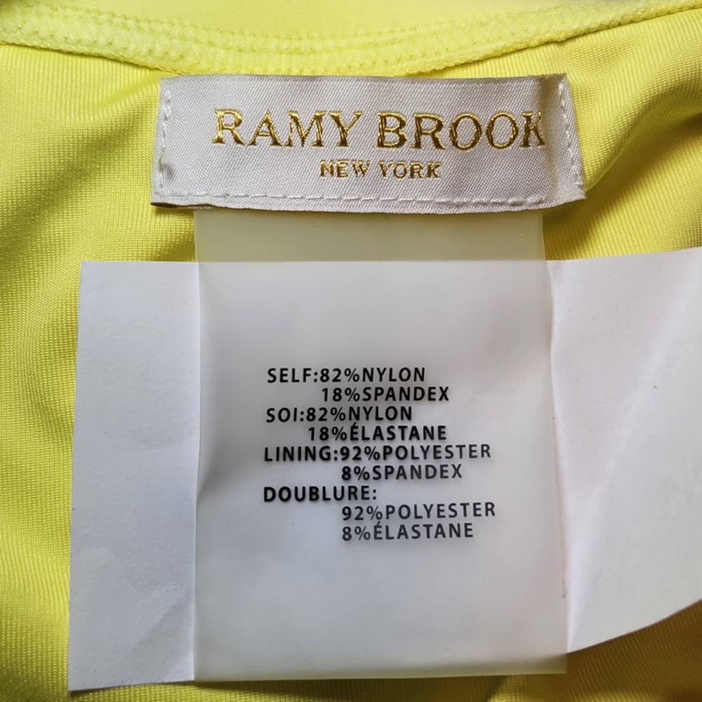NWT Ramy Brook Gigi Colorblock Monokini Cut Out Swimsuit Resortwear Vacation - Picture 8 of 8
